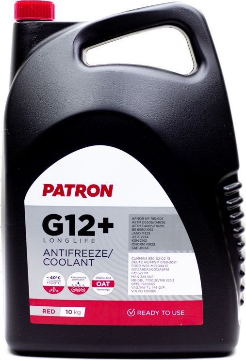 

Антифриз Patron G12+ LongLife Red 10кг