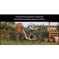 Электровелосипед DYU C6 250W (белый)