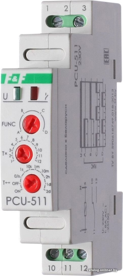 Реле времени Евроавтоматика F&F PCU-511 EA02.001.010