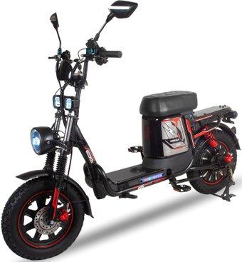 Электровелосипед Minako Titan 2.0 2025 (черный/красный)