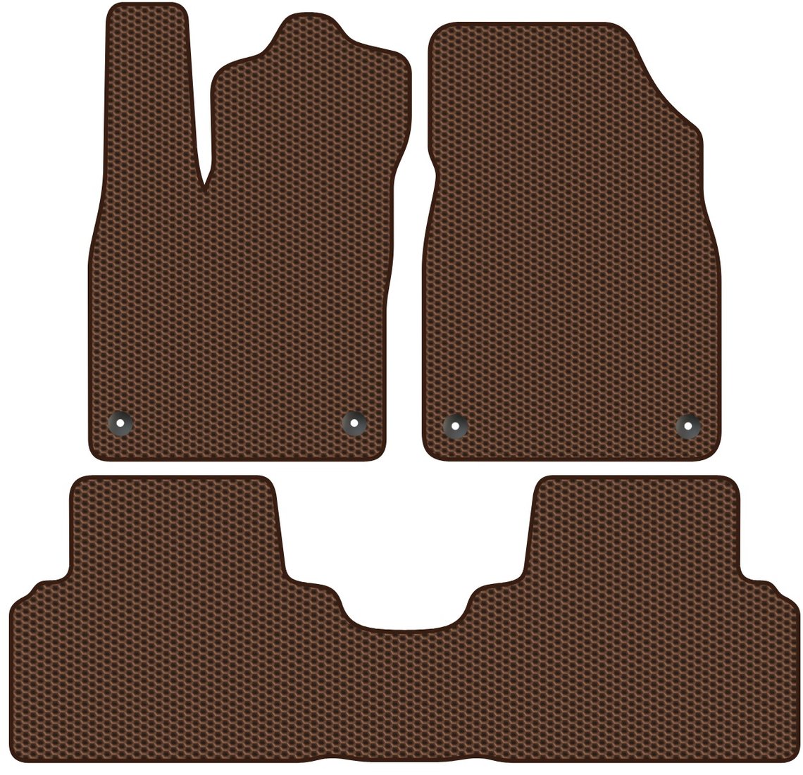 

Комплект ковриков для авто Alicosta Volkswagen ID.3 I (suv / Хэтчбек) 2019 - Н.В. (коричневый, сота)