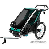 Детский велоприцеп Thule Chariot Lite (Blue Grass/Black)