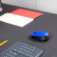 Мышь Logitech M171 (синий/черный)