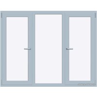 Окно ПВХ Salamander Streamline 2080x1430 П/О+Г+П/О СП2Э