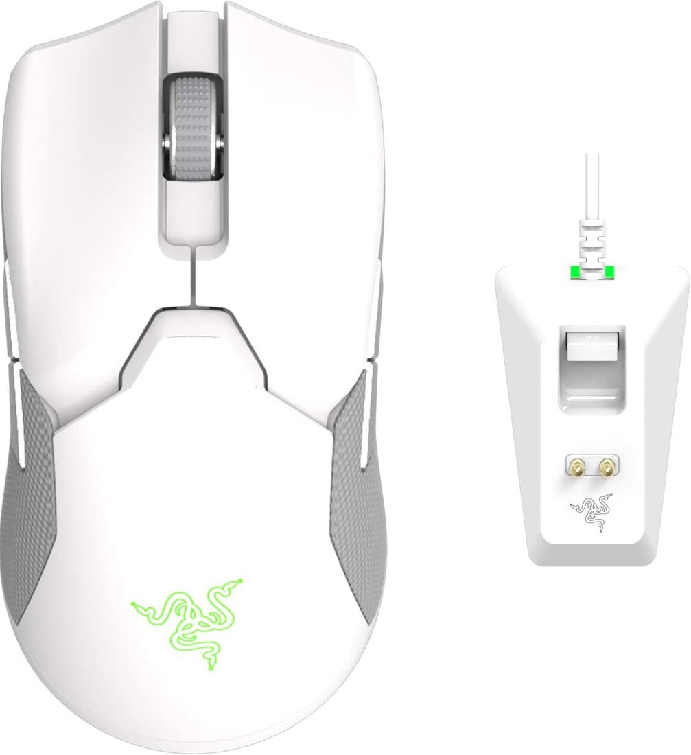 

Игровая мышь Razer Viper Ultimate Mercury White (с док-станцией)