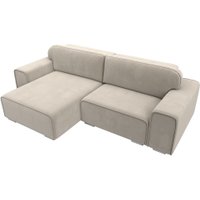 Угловой диван Лига диванов Лига-029 левый 121917L (микровельвет бежевый)