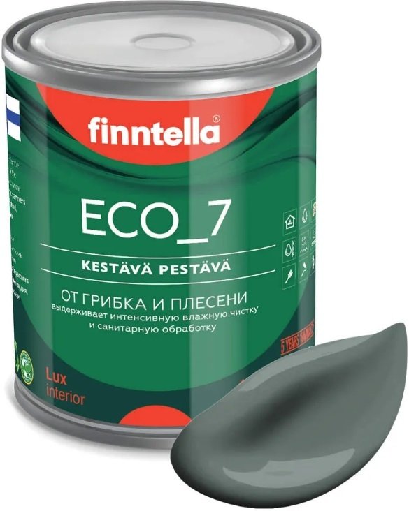 

Краска Finntella Eco 7 Salvia F-09-2-1-FL051 0.9 л (серо-зеленый)