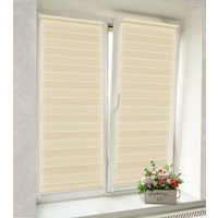 Рулонные шторы Delfa Сантайм День-Ночь Стандарт МКД DN-40603 (43x160, бежевый)