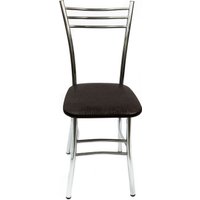 Стул ВВР Трио (шоколад крокодил/хром, экокожа)