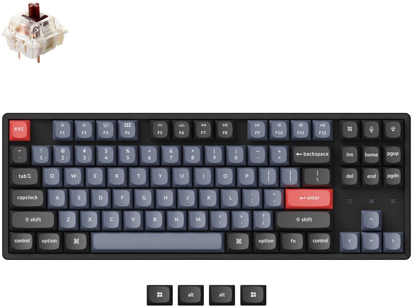 

Клавиатура Keychron K8 Pro RGB K8P-J3-RU (Gateron G Pro Brown)