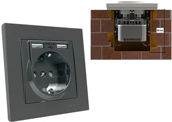 Розетка Mutlusan Rita 2220 619 0295