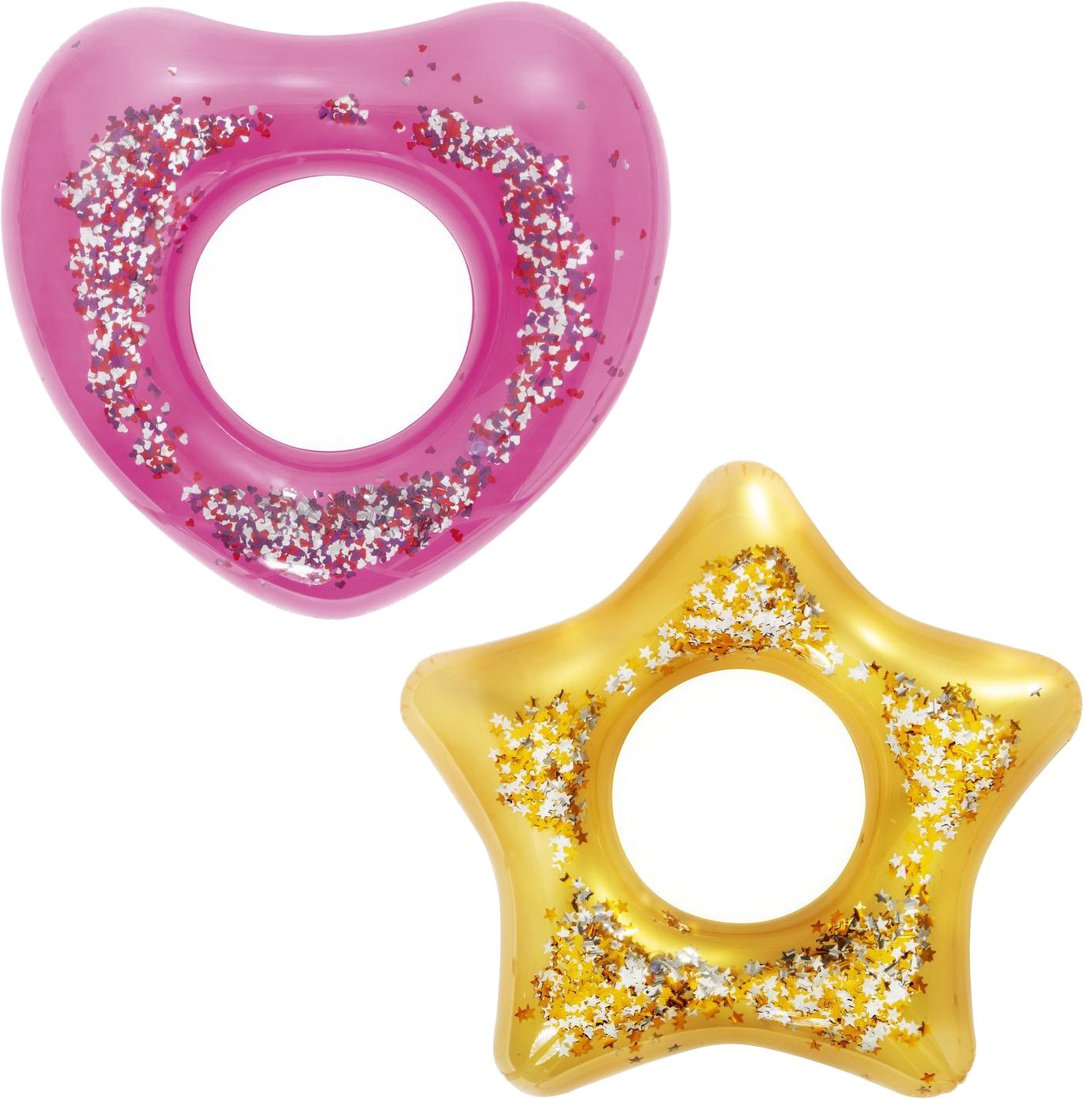 

Круг для плавания Bestway Glitter Fusion Swim Ring 36141 (цвет в ассортименте)