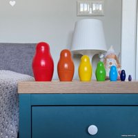 Развивающая игра Брестская Фабрика Сувениров Матрешка Радуга для изучения цветов (набор 7 шт)