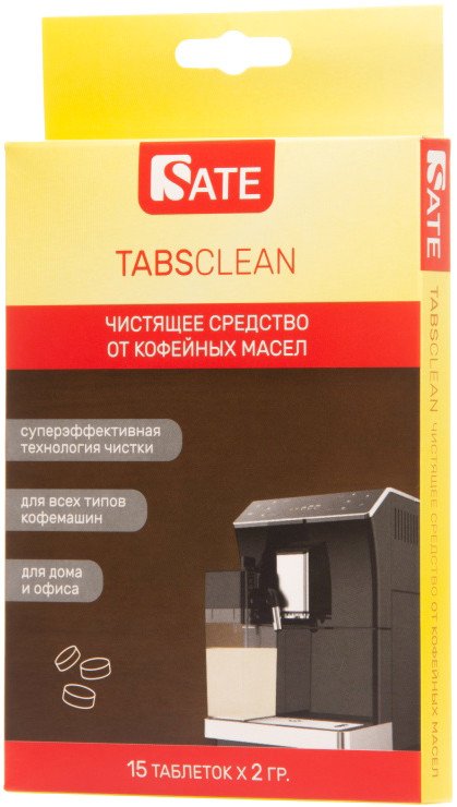 

Средство для кофеварки SATE Tabsclean 15 шт