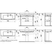 Умывальник Laufen Pro S H8139660001041