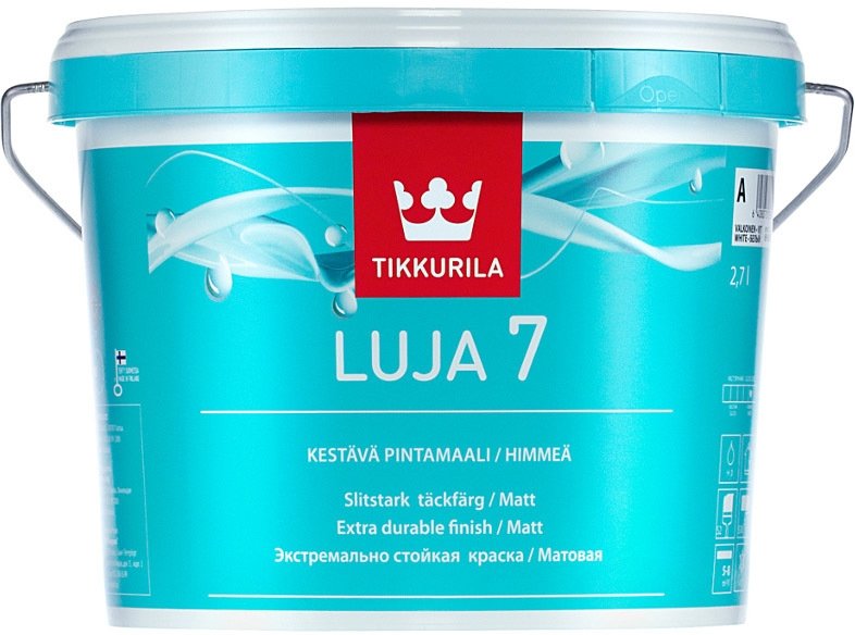 

Краска Tikkurila Luja 7 9 л (базис A)