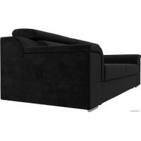 Диван Лига диванов Лига-003 117110 (велюр черный)