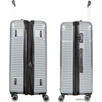 Чемодан-спиннер Gianni Conti Valencia GC201 76 см (серебристо-серый)