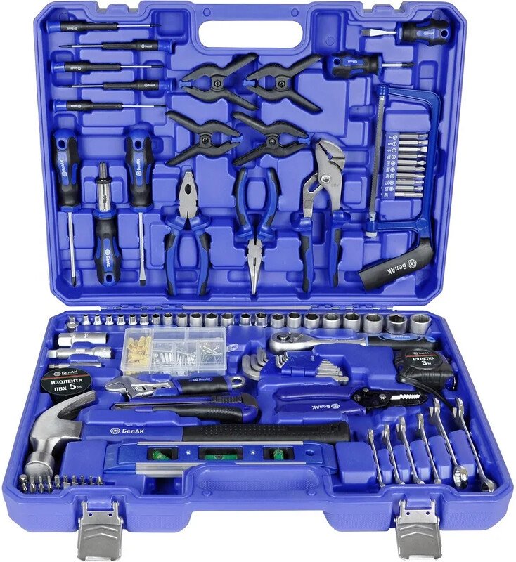 

Набор домашнего мастера БелАК Профи БАК.07016 (168 предметов)