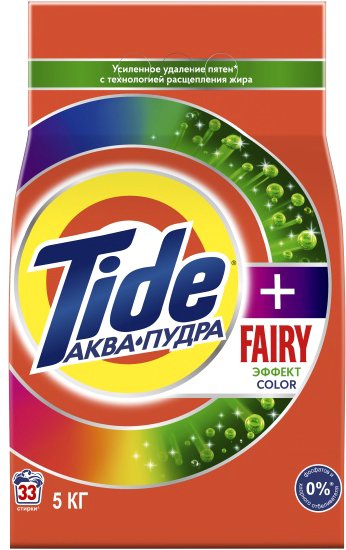 

Стиральный порошок Tide Color Fairy Эффект 5 кг