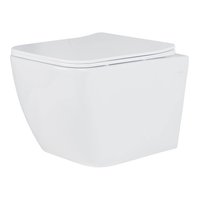 Унитаз подвесной Roxen Cube Bidet 530135-01X Rimless Soft Close с функцией биде