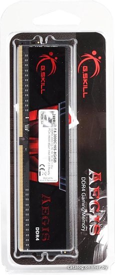 G.Skill Aegis 8GB DDR4 PC4-24000 F4-3000C16S-8GISB оперативную