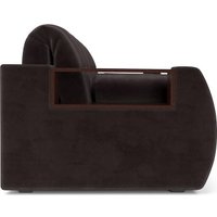 Диван Мебель-АРС Аккордеон Барон №3 ППУ 155x200 (бархат шоколадный Star Velvet 60 Coffee)