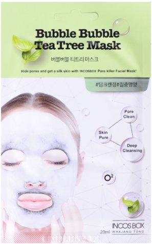 

Labute Маска тканевая Clear Bubble Tea Tree Mask 23 мл