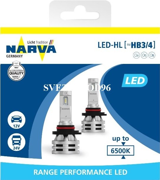 

Светодиодная лампа Narva HB3/4 Range Performance LED 2шт