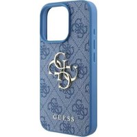 Чехол для телефона Guess PU 4G Big metal logo для iPhone 16 Pro GUHCP16L4GMGBL