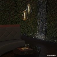 Светодиодная лампочка Gauss Filament ST164 E27 6W 890lm 2700K golden straight 157802118