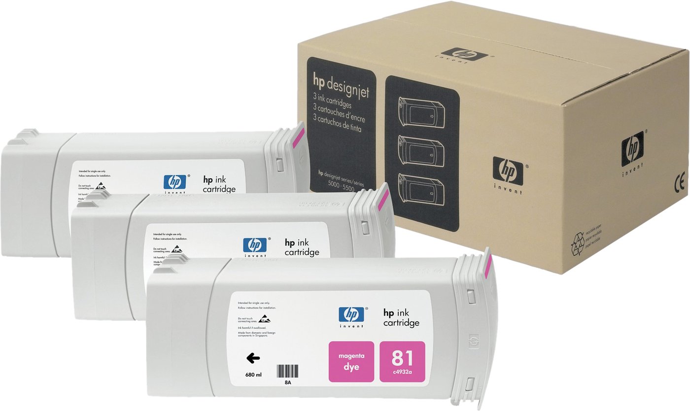 

Картридж HP 81 (C5068A) 3 шт