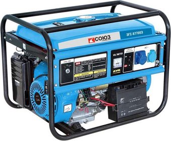 Бензиновый генератор Союз ЭГС-87700Э