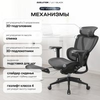 Офисное кресло Evolution LX 1 Black (черный)