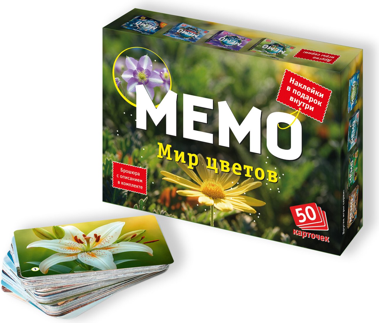 Нескучные игры Мемо - Мир цветов