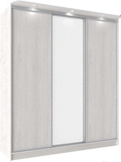 Домашний 2000 ЛДСП с зеркалом (ясень анкор светлый)