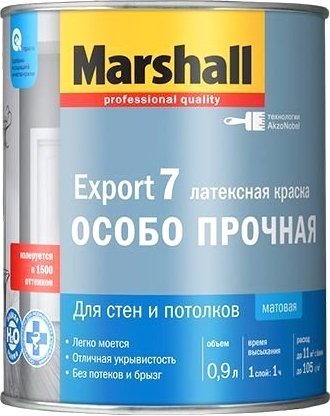 

Краска Marshall Export-7 (0.9 л)