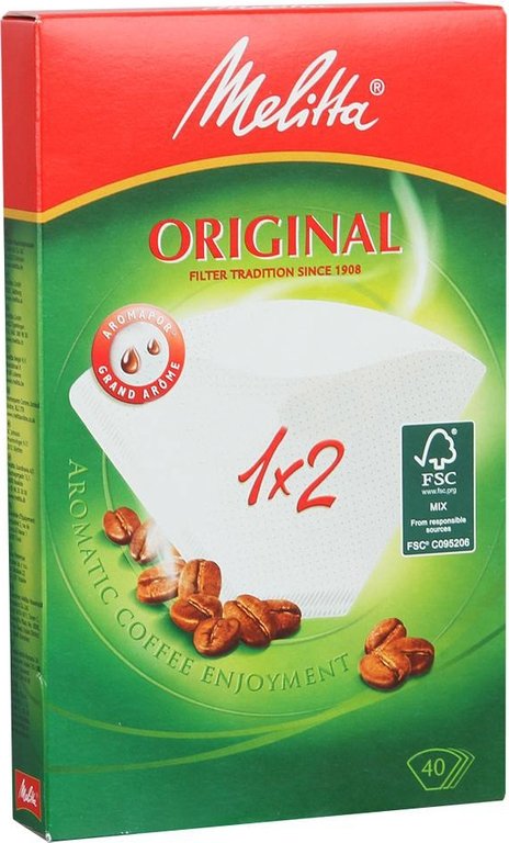 

Фильтр для кофе Melitta 1x2-40 Original (белый)