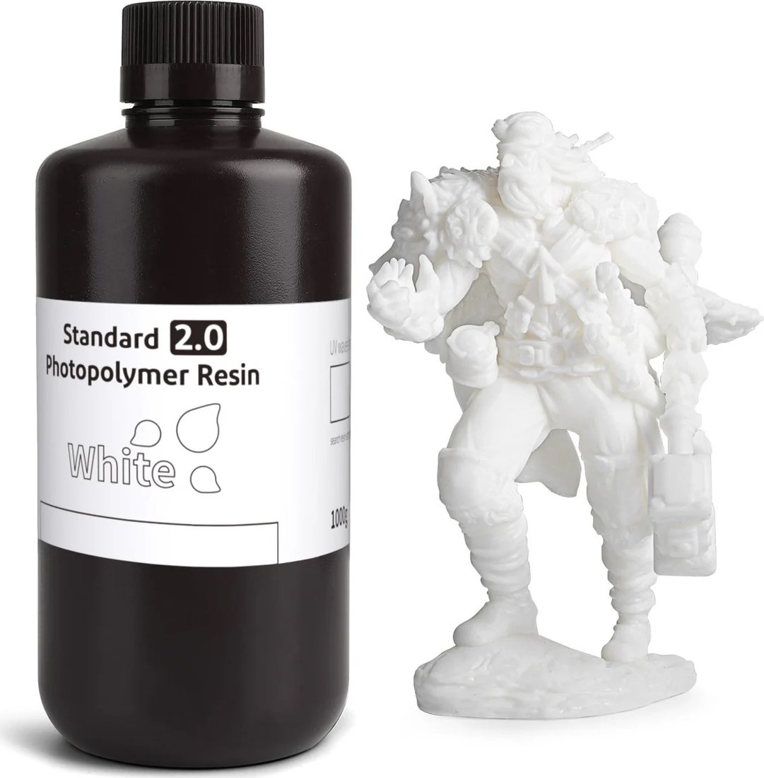 

Фотополимер Elegoo Standard V2.0 1кг (белый)