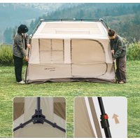 Кемпинговая палатка Naturehike Village 6.0 II CNK2300ZP021-DCFS (коричневый)
