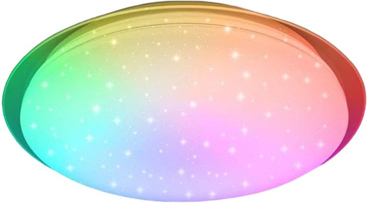 

Припотолочная люстра Estares Saturn 25W RGB R-328-SHINY/WHITE-220-IP44/2019