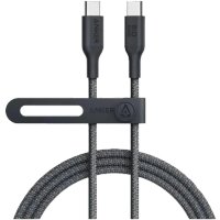 Кабель Anker A80F6 USB Type-C - USB Type-C 240W (1.8м, черный)
