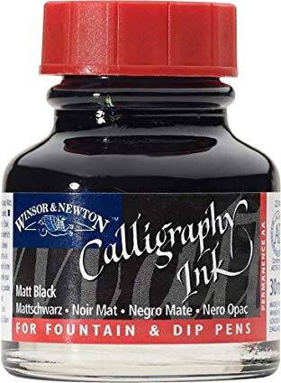 

Тушь художественная Winsor & Newton 1110030 (30 мл, черный матовый)