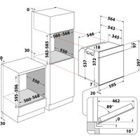 Электрический духовой шкаф Whirlpool WOI4S8CM1SXA