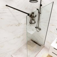 Душевая стенка Benetto BEN-602 BLC 80х200 в Солигорске