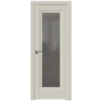 Межкомнатная дверь ProfilDoors 2.35U L 80x200 (магнолия сатинат, стекло графит)