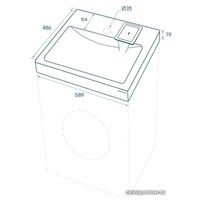 Умывальник Paulmark Berg PM710431