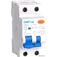 Дифференциальный автомат Chint NB1L 1P+N B 20А 30мА тип AC 10кА 203100