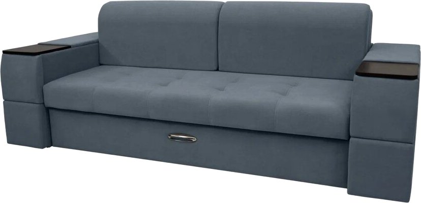 

Диван Сириус Лидер-13 НПБ 225x110 (Eva 10 велюр серый)