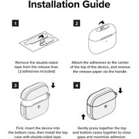 Чехол Ringke Onyx Magnetic Magsafe для Samsung Galaxy Buds 3 / 3 Pro Black в Гомеле